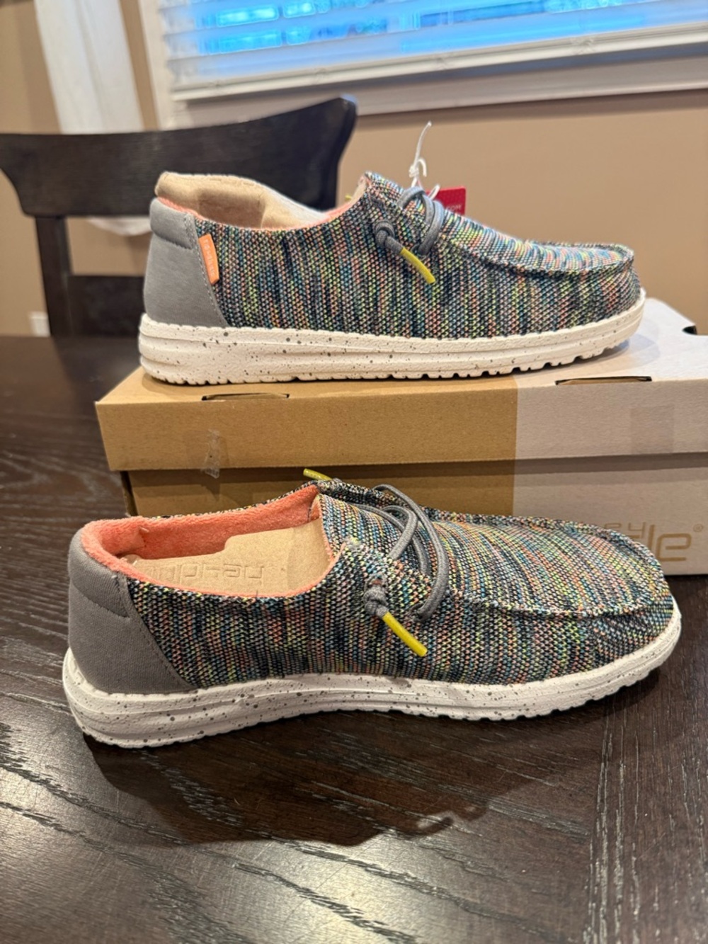 NWT Hey Dude Multi-Color Wally Low Slip-On Shoes - Picture 5 of 10